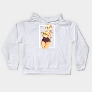 bunny girl by Angel.Fanart Kids Hoodie